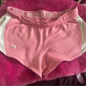 Under Armour pink shorts